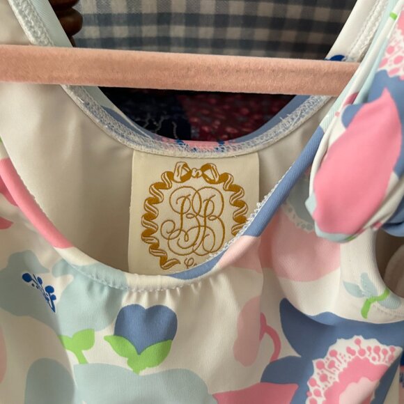 The Beaufort Bonnet Company Brookhaven Bow Girls one piece swim - Picture 7 of 7
